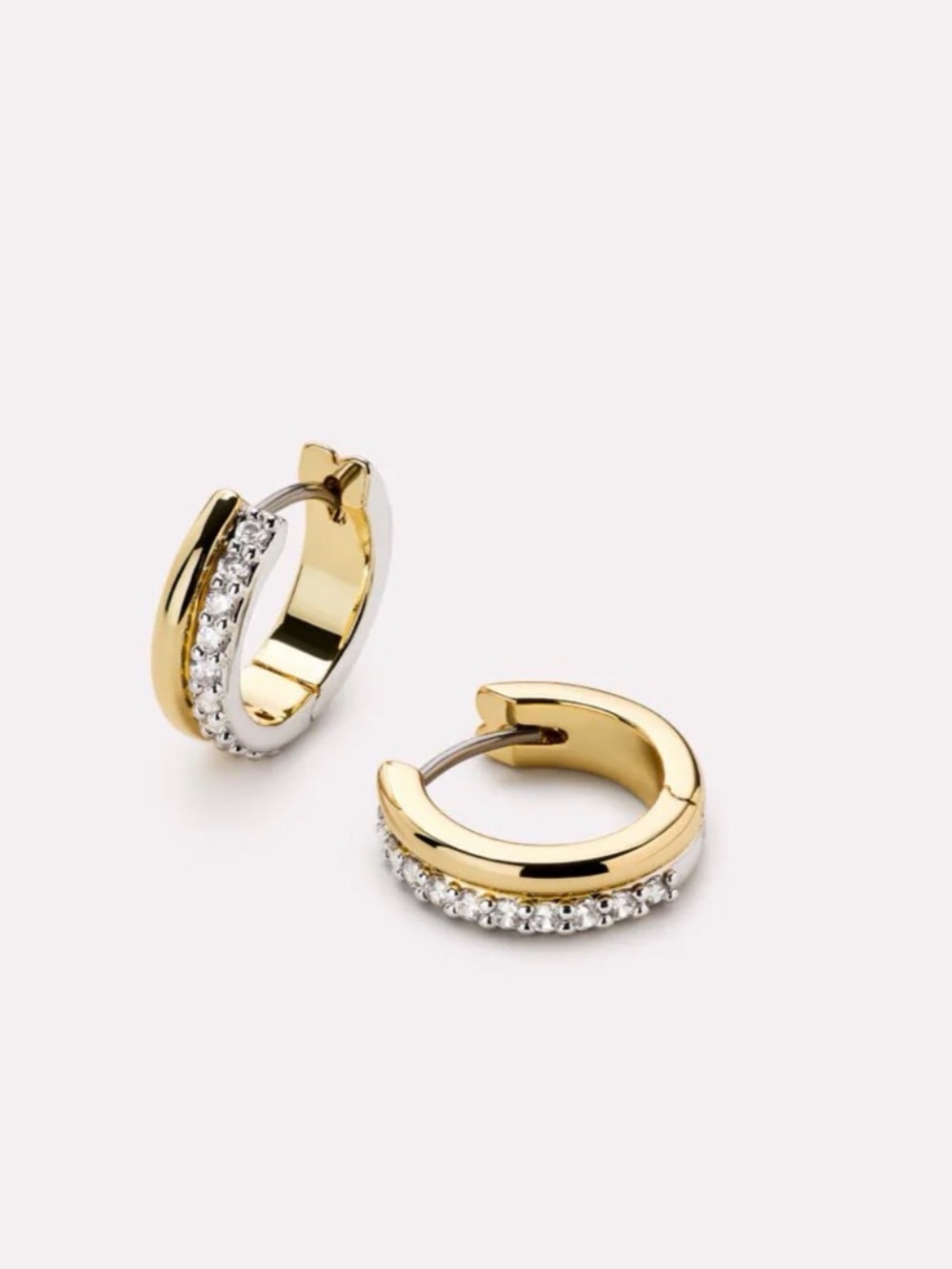 NWT Ana Luisa Asher Pave Huggie Earring